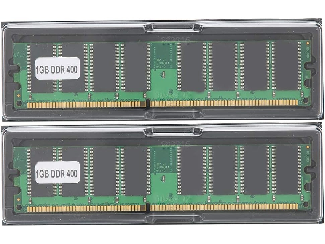 Módulo De Memoria Para Ordenador De Sobremesa De 1 Gb Ddr 400 Mhz Pc 3200 De Alta Compatibilidad.