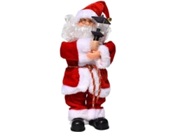 Papá Noel Eléctrico Que Canta Y Baila Con Luces, Muñeco Navideño Musical 2025 Decorativo A Pilas