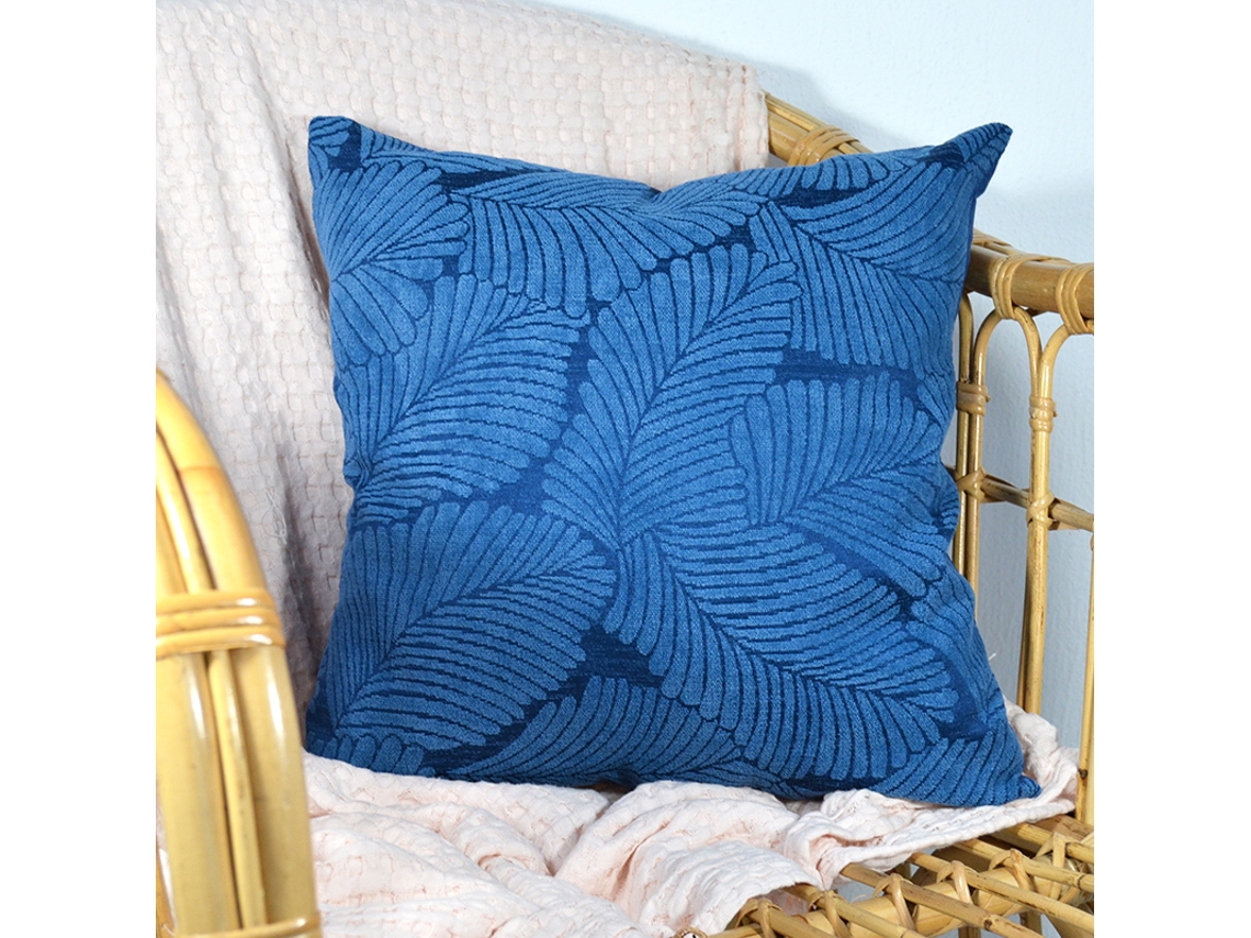 Funda de cojín Mimosa azul BOD HOME
