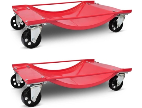 vidaXL Carritos de transporte de coches 2 unidades
