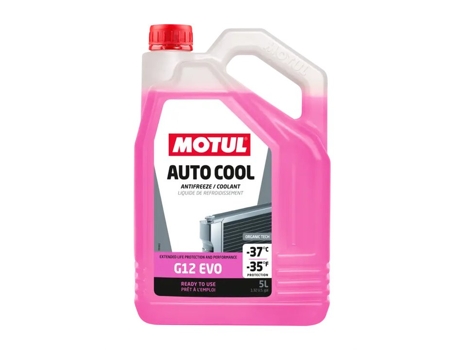 Refrigerantes MOTUL AUTO COOL G12 EVO -37ºC 5L