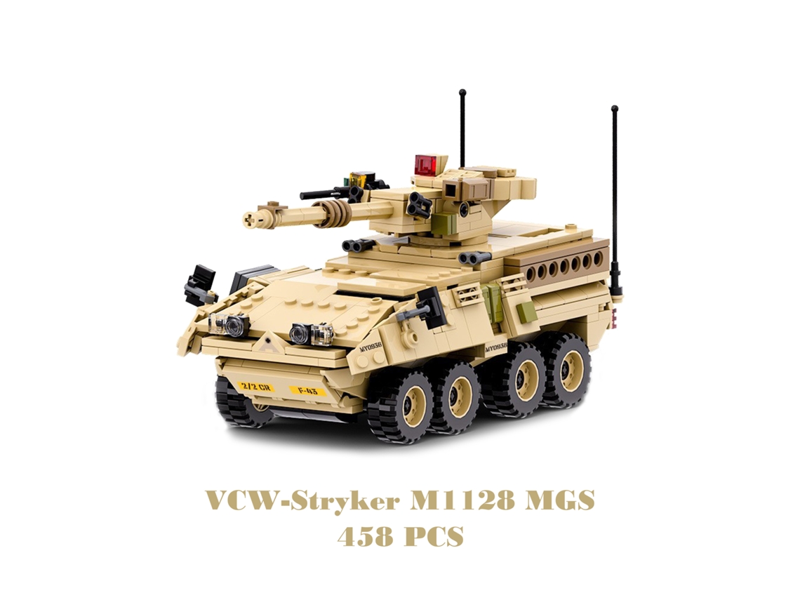 (3513) Bloques De Construcción Modelo De Arma De Soldado Blindado Militar Moc Juguete Para Niños