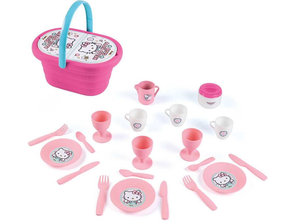Juguetes de Fantasía SMOBY Cesta de Piquenique Hello Kitty (Edad Minima: 3)