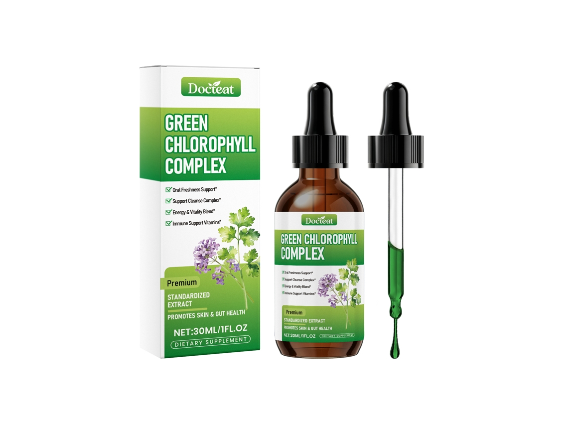 Gotas orales de clorofila para una salud natural