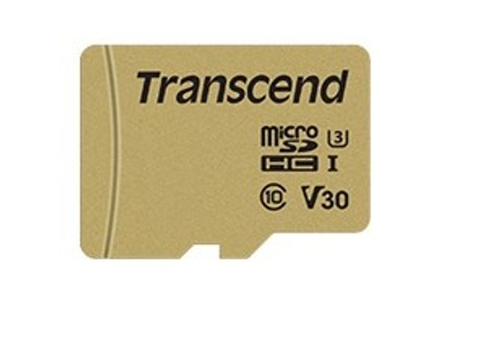 Tarjeta de Memoria Micro SDHC TRANSCEND TS16GUSD500S (16 GB - 95 MB/s)