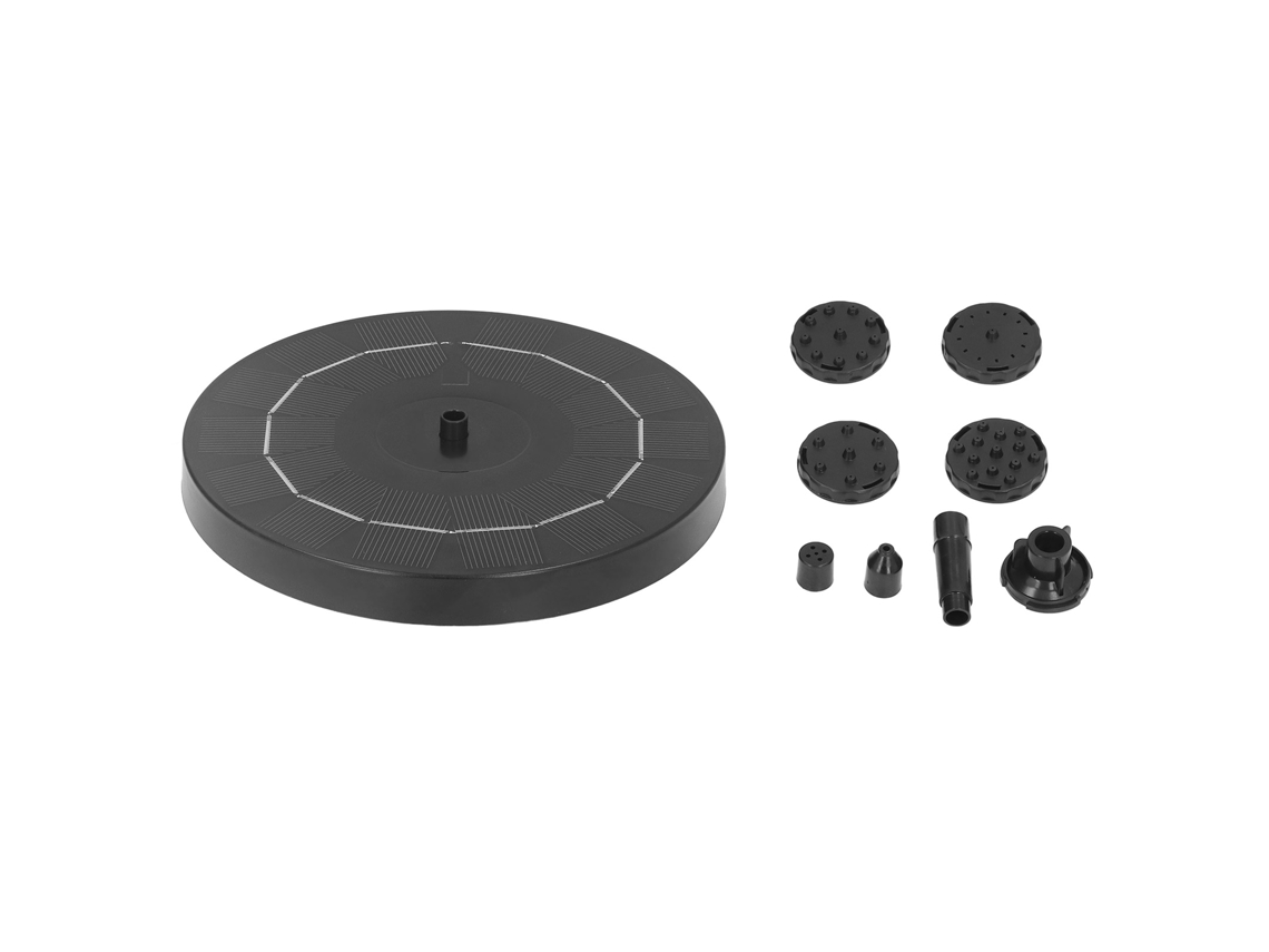 Bomba De Água Solar Flotante 7v 2.5w Para Fonte De Jardim Piscina Parque Aquático