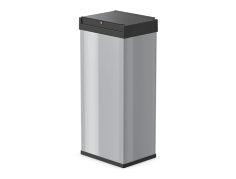 Cubo de basura Big-Box Swing HAILO tamaño XL 52 L plateado 0860-221