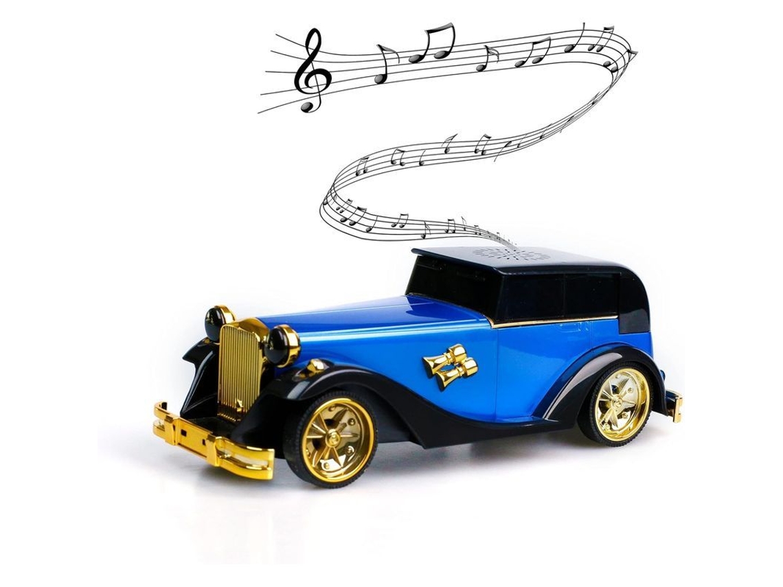 Altavoz Bluetooth Vintage Con Radio Fm, Estilo Clásico De Coche Vintage, Graves Potentes