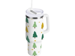 Árbol Navidad Vaso Botella Taza Acero Inoxidable - Vaso Térmico Portátil
