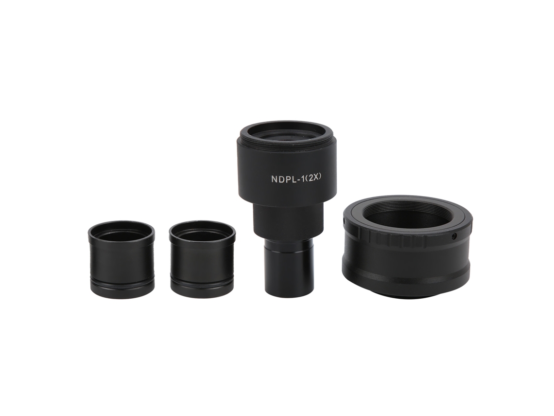 Adaptador para cámara digital, microscopio biológico o estereoscópico T2 Nxndpl 1 (2x)