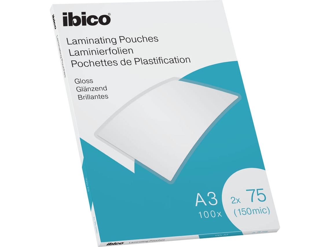 Fundas de Plastificar IBICO Pouch A3 75 Mic