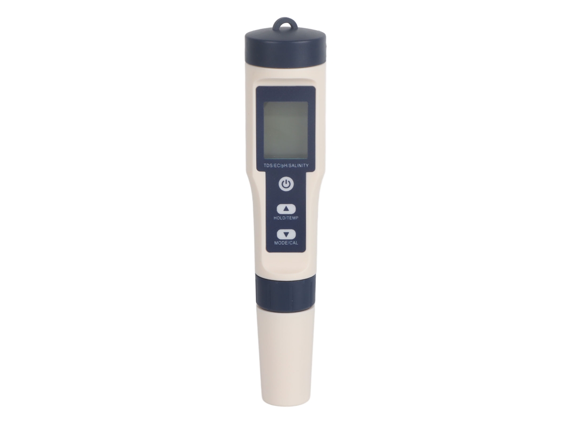 Medidor De Calidad Del Agua 5 En 1: Ph, Salinidad, Tds, Ec Con Retroiluminación Ez-9909