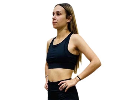 Top Suporte de Mujer para Fitness UMBRO Superior Negro (S)