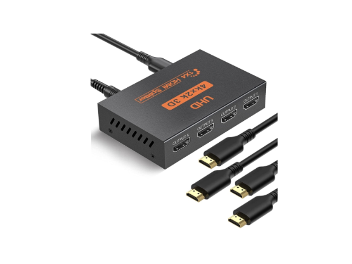 YIZHOOD Inf113 Adaptador Divisor Hdmi Negro 4K