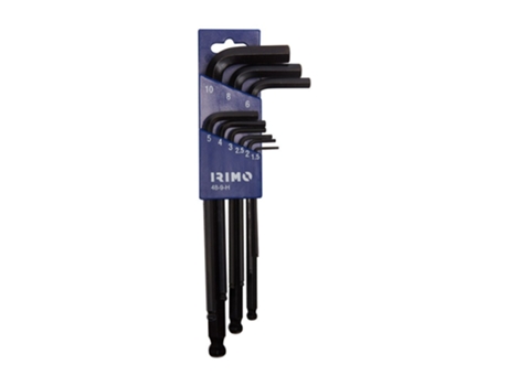 Petaca Juego 9 Llaves Hexagonales Pavo Real Largas Con Bola 1 5-10Mm 48-9-H Irimo CONFORHOME