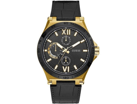 Reloj GUESS Hombre (Piel - Negro)