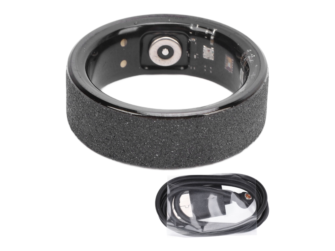 Anillo Inteligente, Monitorización Del Sueño, Fitness, Ip68, Carga Magnética Rápida, Acero Inoxidable.