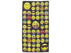 Toalla De Playa Microfibra Emoticonos