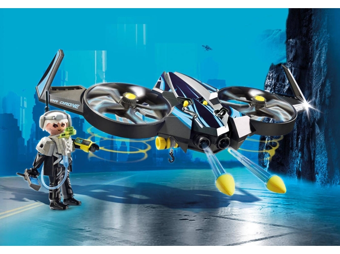 PLAYMOBIL City Action: Mega Drone (Edad Mínima: 6)