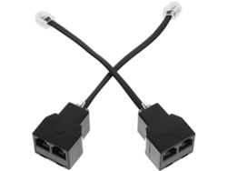 Adaptador Rj11 De 2 Piezas, Adaptador De Línea Telefónica, Adaptador Divisor Telefónico, Suministros Telefónicos