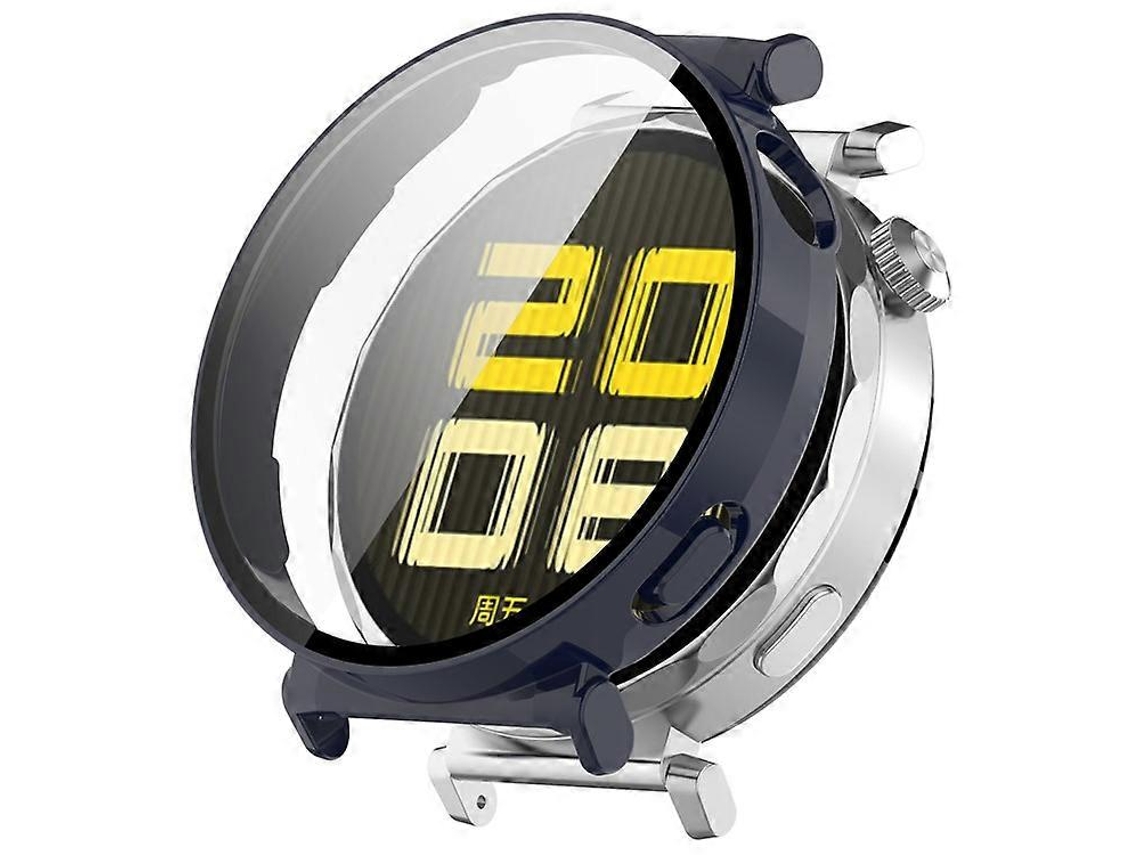 Funda protectora para Huawei Watch GT 5 de 41 mm con marco de vidrio templado y película protectora de pantalla Facpoet
