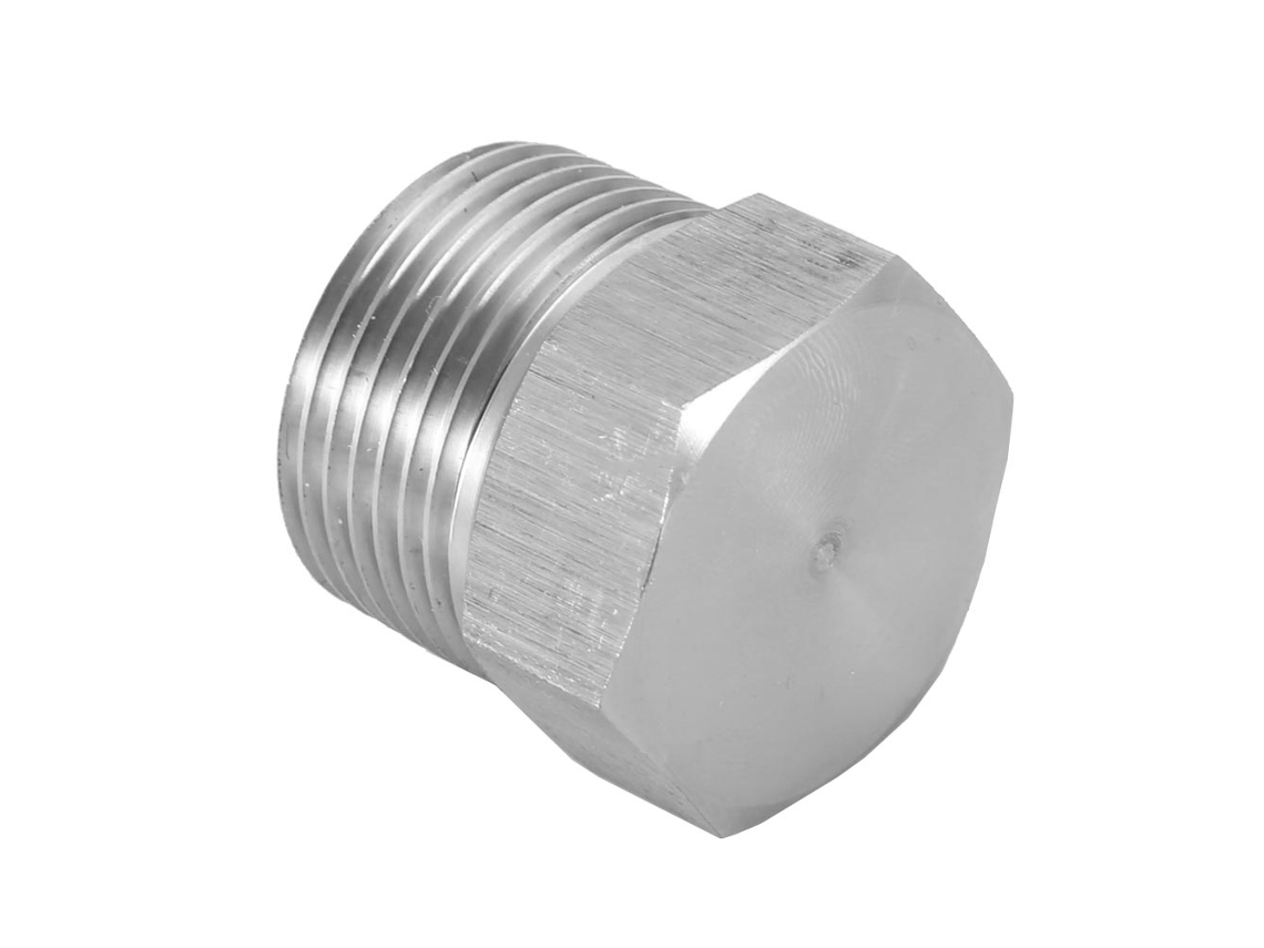 Conector De Tubería De Acero Inoxidable Con Rosca Macho Y Tornillo Avellanado De Cabeza Hexagonal (npt 3/4, 1 Unidad)