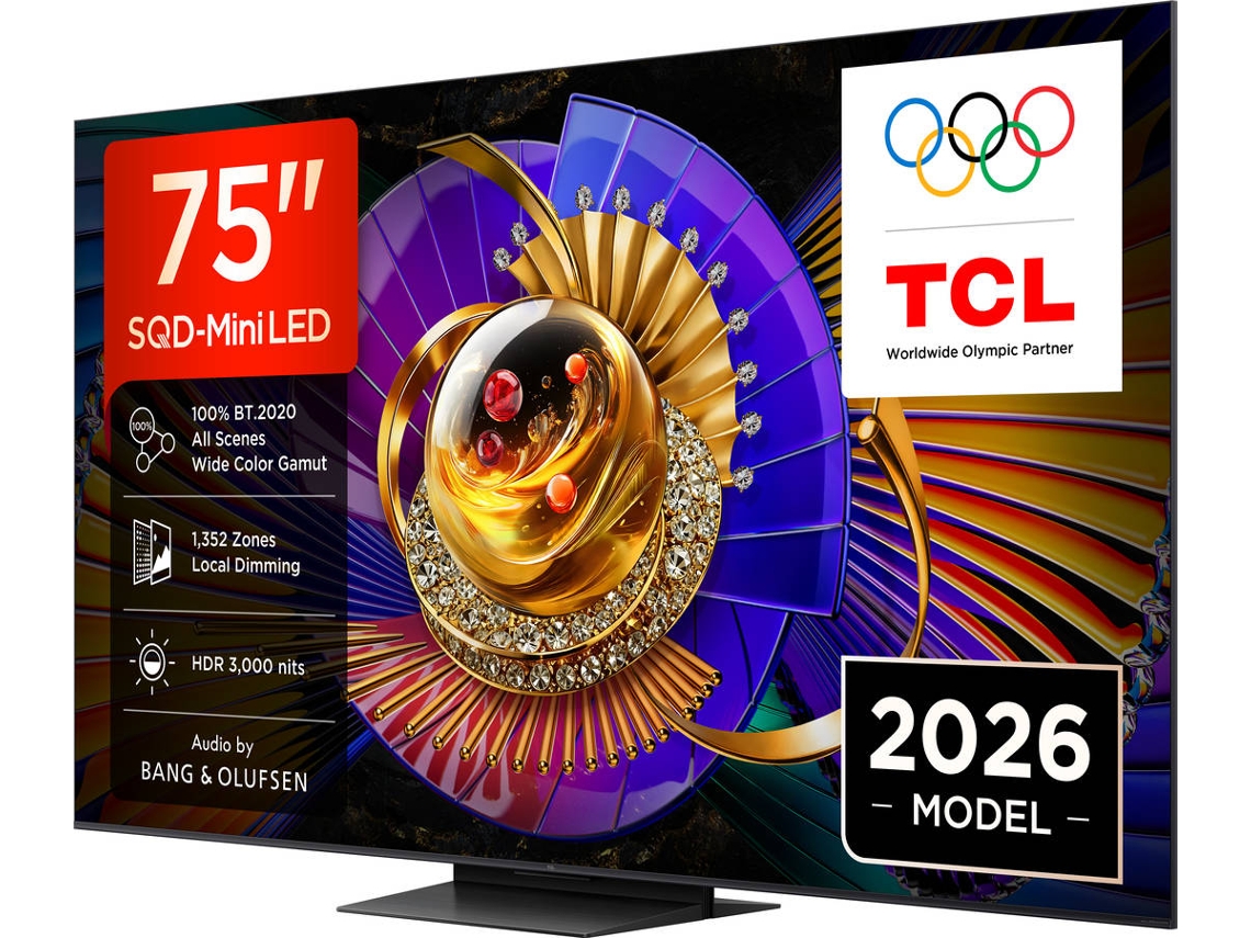 TV TCL 75C7L (SQD-MINILED - 75'' - 191 cm - 4K Ultra HD - Smart TV)