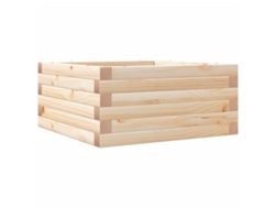 Jardinera VIDAXL Marrón Madera (50x50x23 cm)