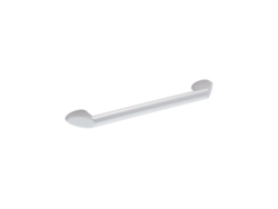 Tirador para muebles Zamac, distancia entre centros de 128 mm, aluminio barnizado mate, juego de 25 unidades, HARDWAREXCHANGE
