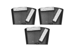 Bloque Amasador De Diamante Con Dientes Largos Para Pulir Hormigón Y Mármol (3 Piezas)