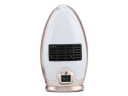 Calentador de aire eléctrico portátil de 80 W (miniventilador, enchufe chino dorado de 200 V)
