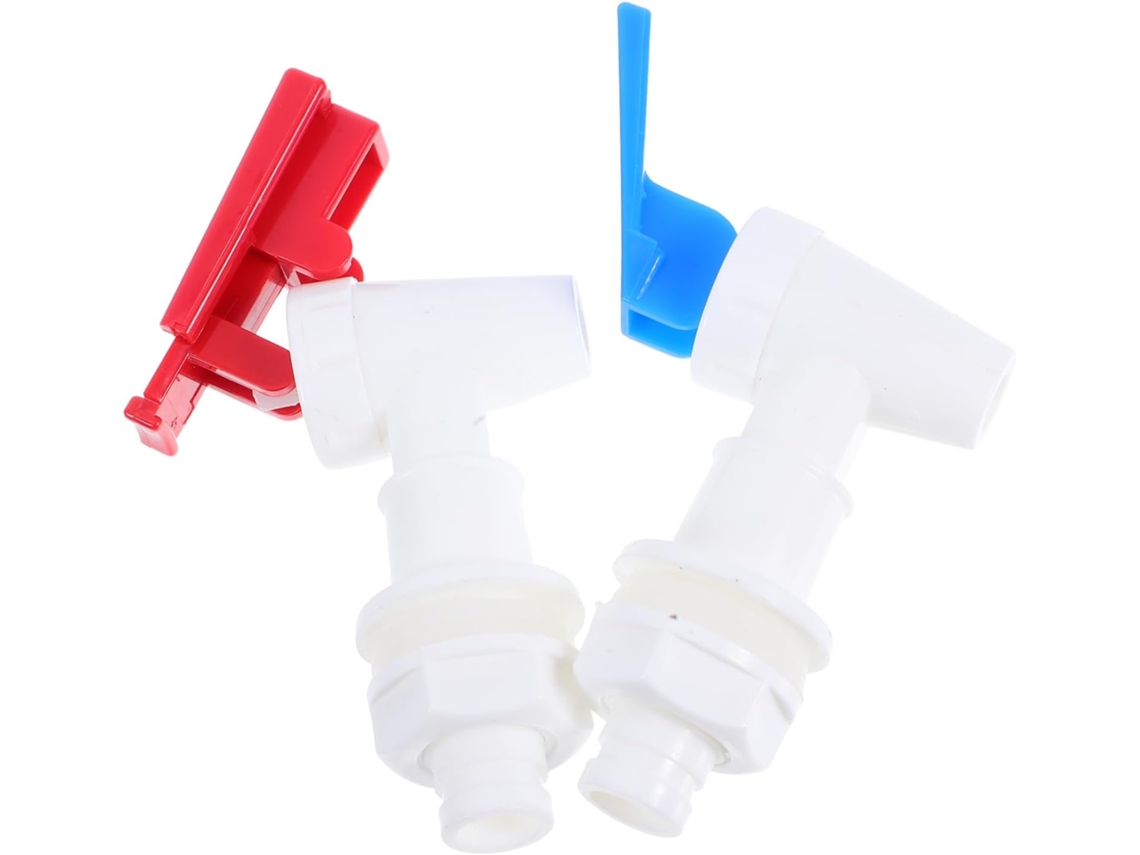 Juego de 2 grifos dispensadores de agua reutilizables, válvula dispensadora de palanca de plástico P Gokoco