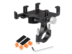 Soporte Para Teléfono Bicicleta Ajustable Universal 360 Grados Rotatorio Porta Teléfono Gps Cradle Clamp
