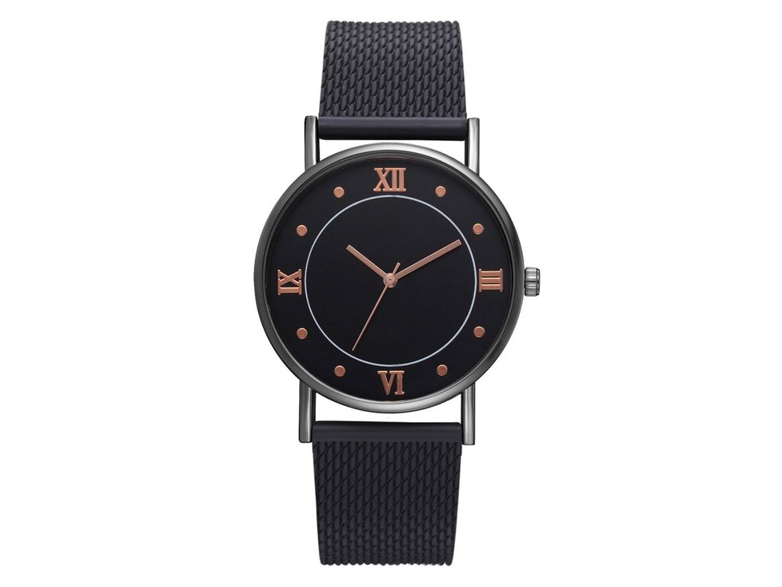 Reloj De Cuarzo Para Mujer Fan Teeda Con Correa De Malla De Aleación, Diseño Moderno.