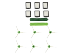 14 peças adequadas para os acessórios de irobot roomba varrendo robô escova lateral escova principal i7 e5 e6 i3 escova lateral  GERTIZ 