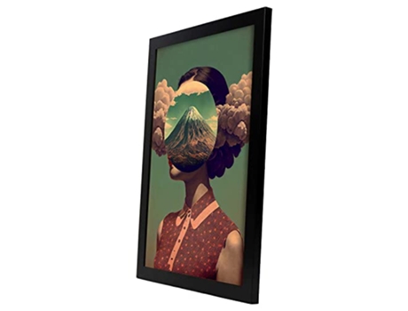 NACNIC Poster Superposición En Estilo Surrealismo Cinematográfico Ilustraciones Y Grabados De Historieta Abstracta Y Artística A3 Marcos Negros
