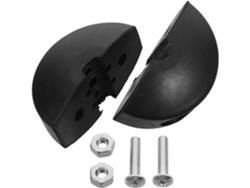 10 Tapones De Goma Negros Para Carrete De Manguera (mm), Evitan Enredos