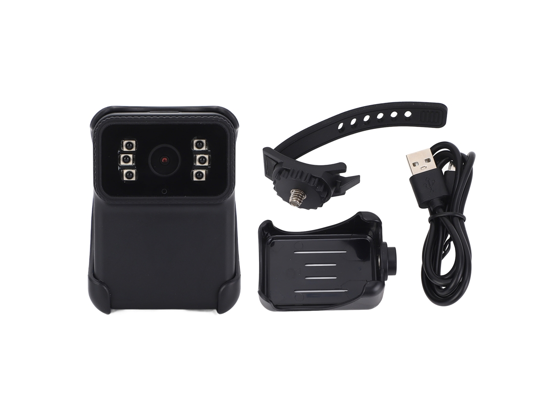 Cámara corporal portátil HD 1080p con Wi-Fi, mini grabadora de vídeo y cámara de vídeo de mano.
