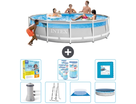 Piscina Tubular INTEX 26722GN-CB48 (13050 L - 427x107cm)