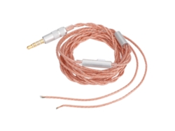 Cabo De Fone De Ouvido 3.5mm Com Microfone Redução De Ruído 1.2m Diy Para Celulares Tablets