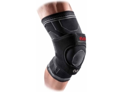 Rodilleras MC DAVID Elite Engineered Elastic Support With Dual Wrap And Stays Negro (XL)