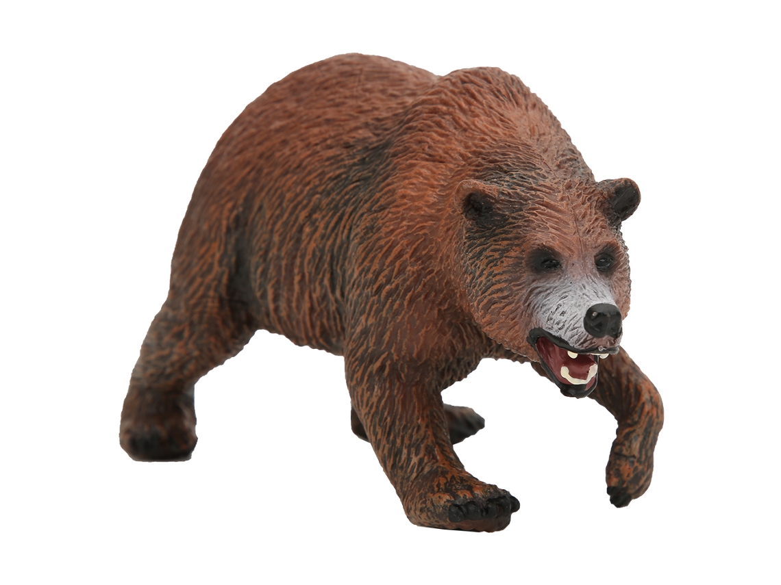 Ats-modelo De Oso Pardo Simulación Adorno Decoración De Escritorio Juguete Educatsivo