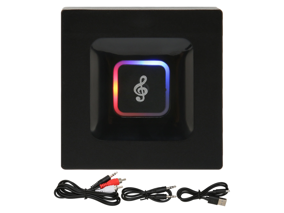 Adaptador De Música Bluetooth Con Reducción De Ruido, Transmisor Y Receptor Inalámbrico Para Altavoces De Pc Con Conector Rca De 3,5 Mm.