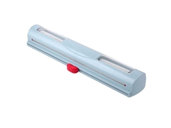 Cortador y dispensador de papel de aluminio magnético, gris.