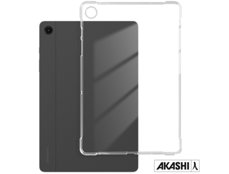 AKASHI Funda para Samsung Galaxy Tab A9 Plus Silicona Esquinas Reforzadas Transparente