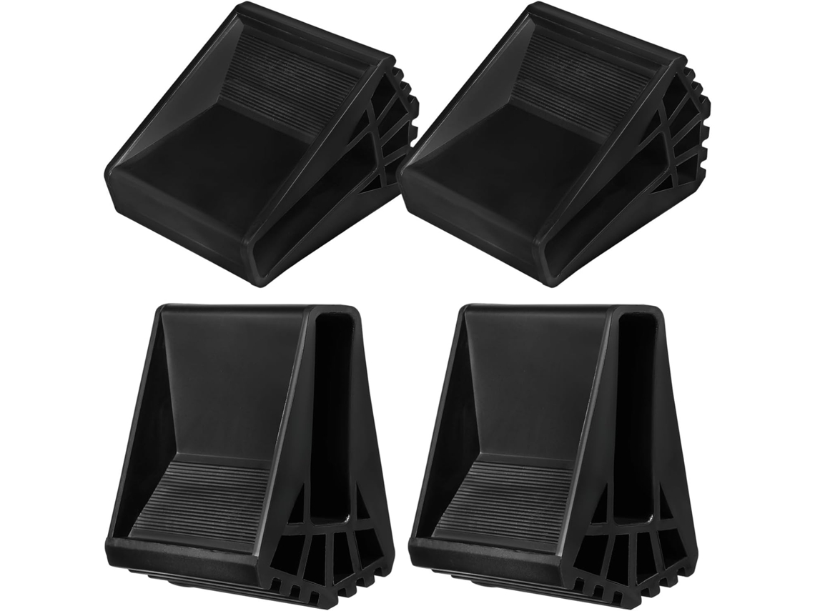 4piezas Cubiertas Para Pies De Escalera Protectores Antideslizantes Almohadillas Estabilizadoras Parachoques