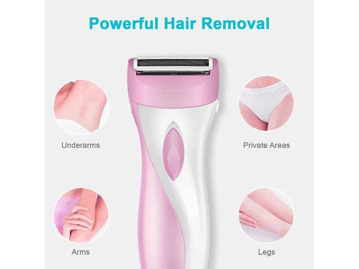 Afeitadora Eléctrica Para Mujer Para La Depilación De Zonas Íntimas, Axilas, Piernas Y Labios. Cabezal Lavable. Uso En Seco Y Húmedo.