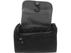 Neceser Ciieeo Para Hombre, Ligero, De Nailon Negro, Con Gran Capacidad Y Compartimentos.