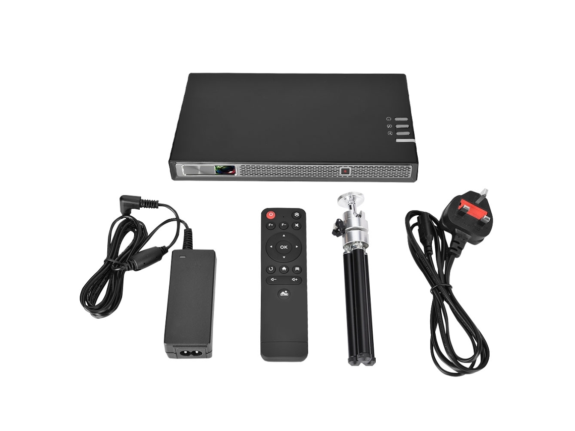 Miniproyector portátil inteligente con resolución HD de 1080p y conectividad HDMI/USB