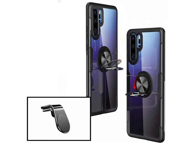 Kit Funda y Soporte Magnético Coche Xiaomi Redmi Note 7 3x1 Clear Armor